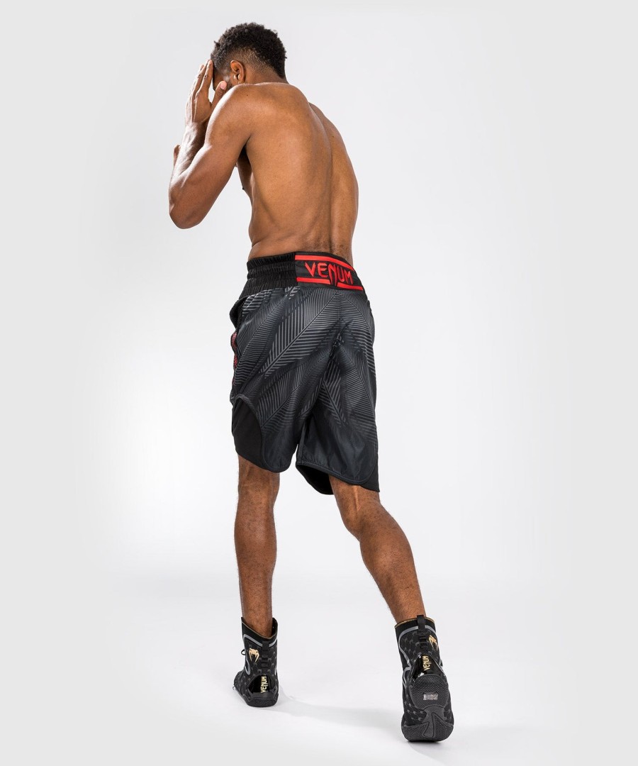 calções de boxe venum phantom - pretovermelho