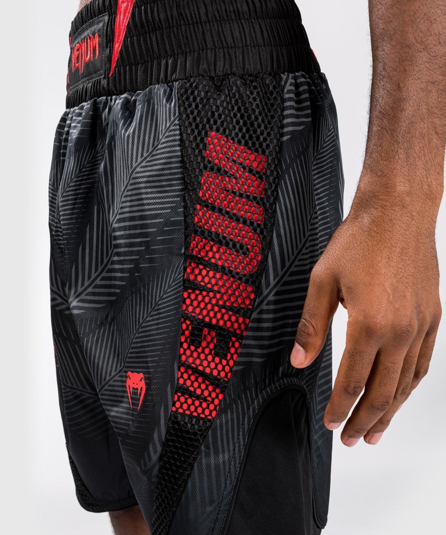 calções de boxe venum phantom - pretovermelho