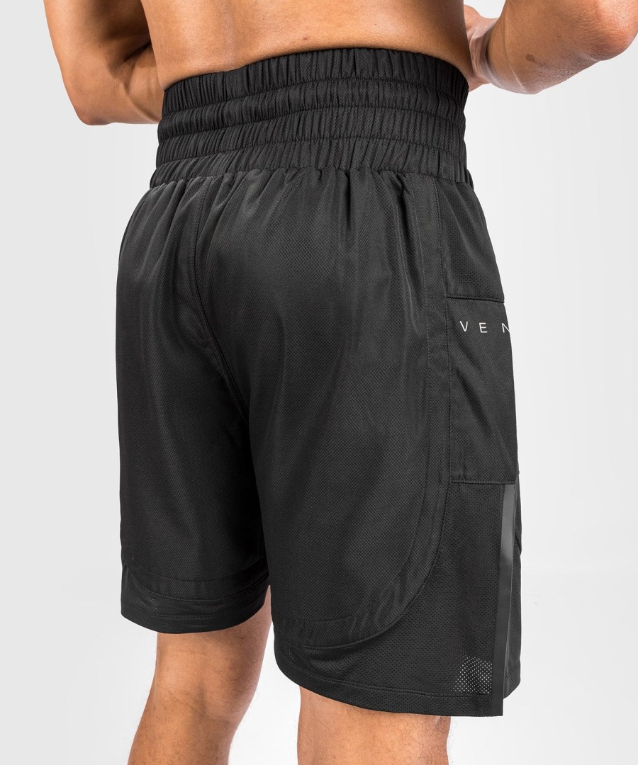 calção de boxe venum biomecha - pretocinza