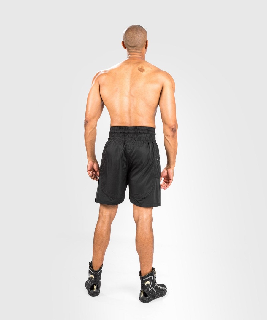 calção de boxe venum biomecha - pretocinza