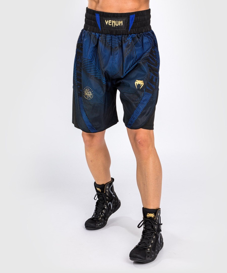 calção de boxe venum phantom loma - pretoazul