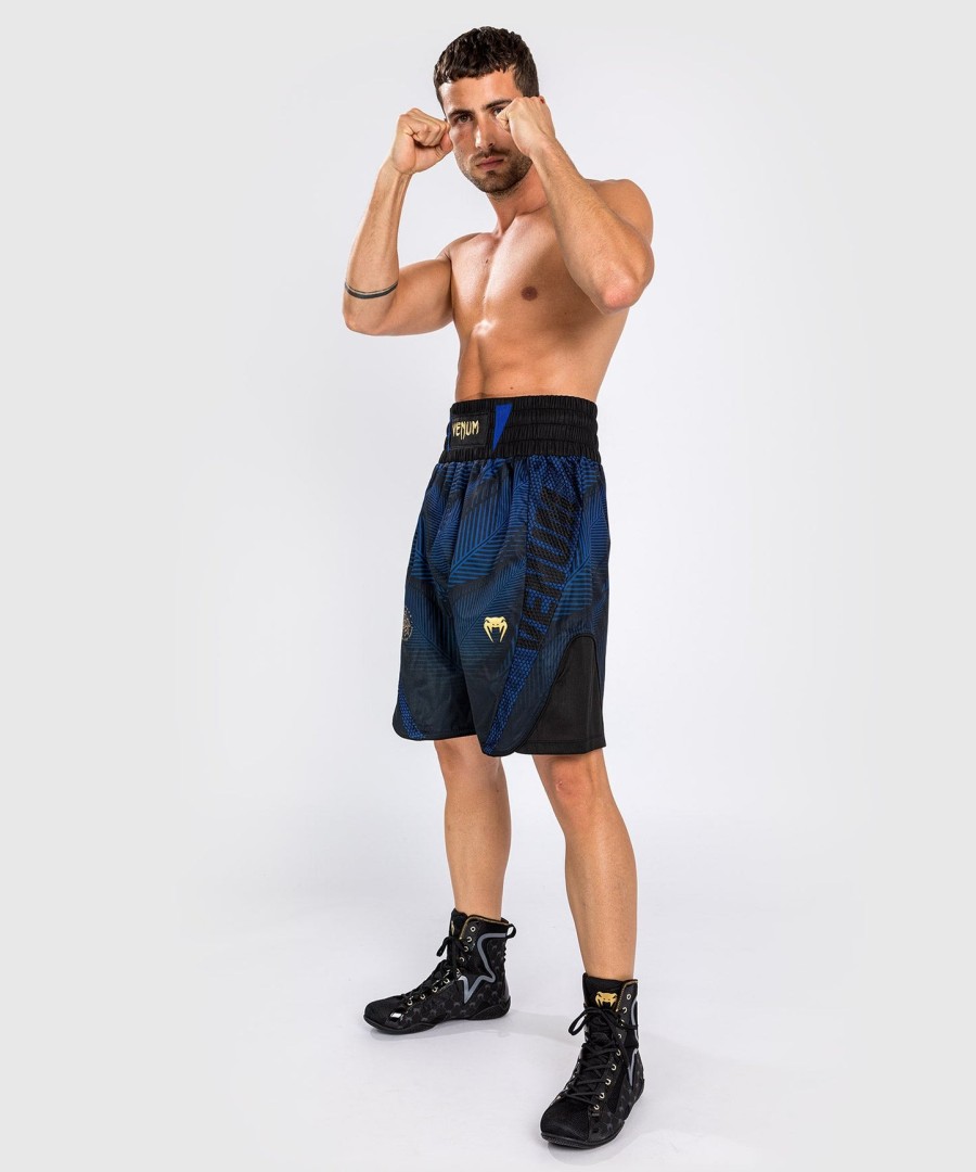 calção de boxe venum phantom loma - pretoazul