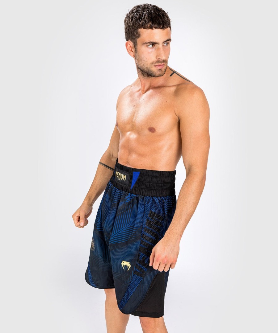 calção de boxe venum phantom loma - pretoazul