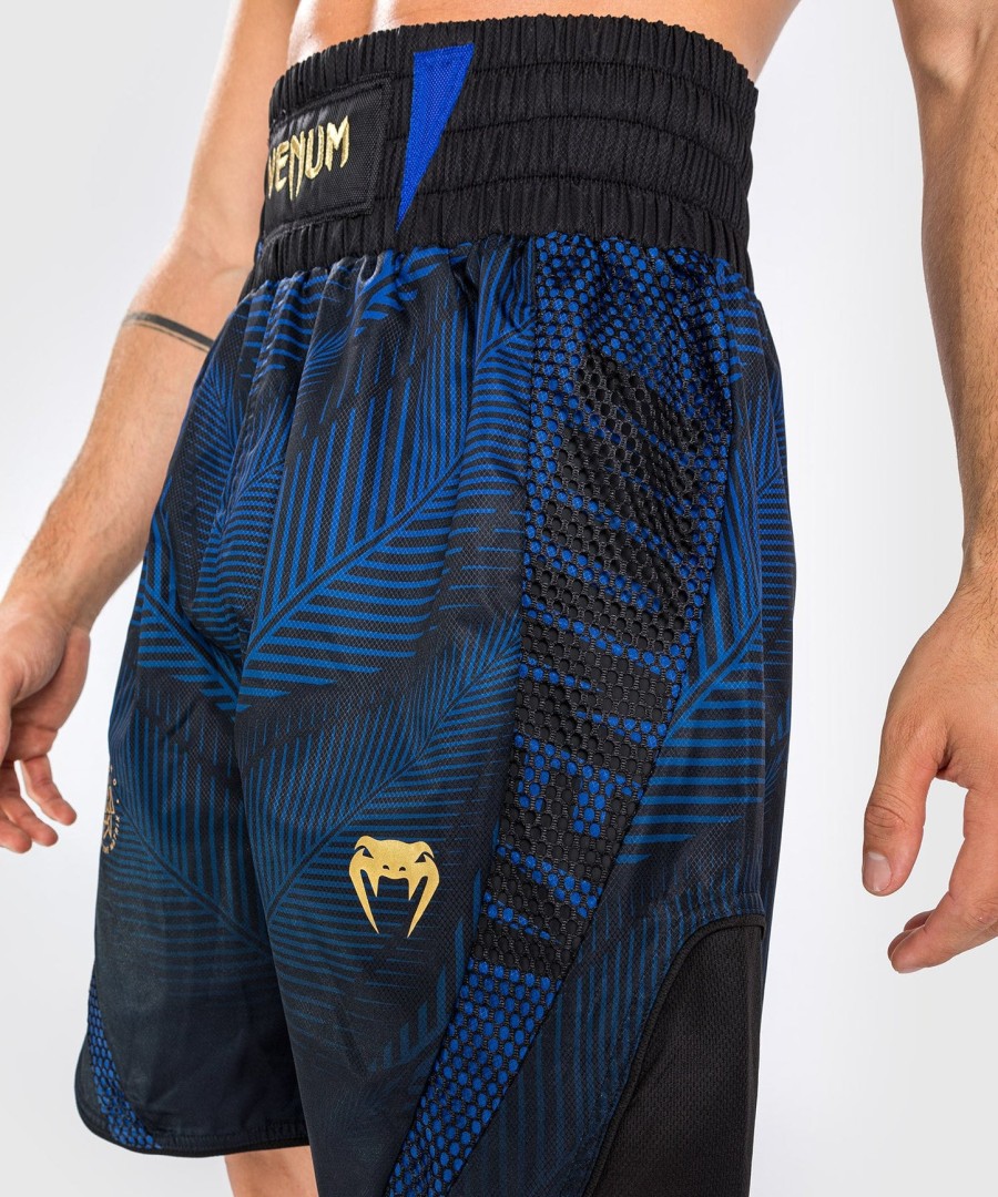 calção de boxe venum phantom loma - pretoazul