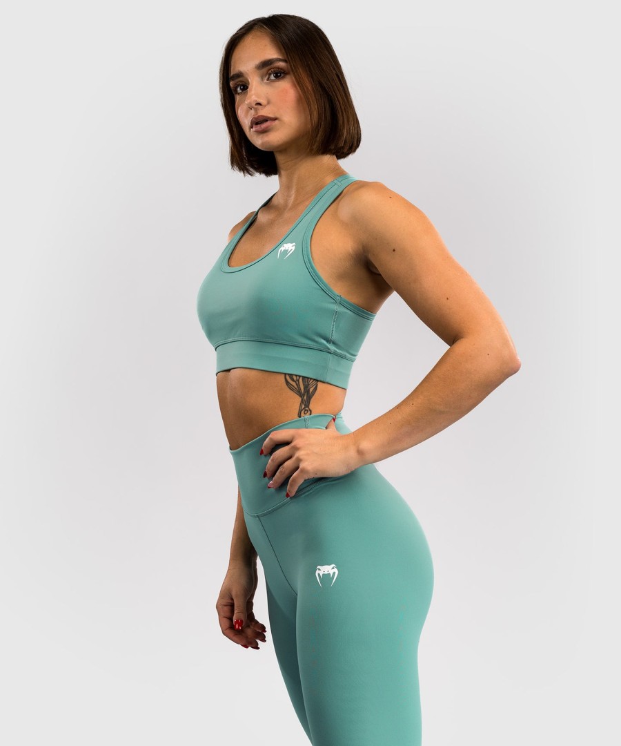 sutiã esportivo venum essential feminino de médio impacto - verde Água