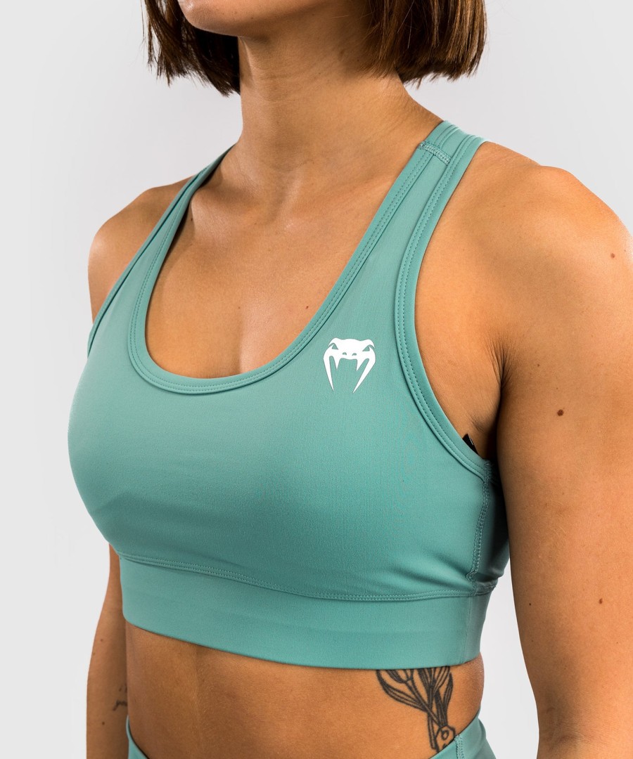 sutiã esportivo venum essential feminino de médio impacto - verde Água