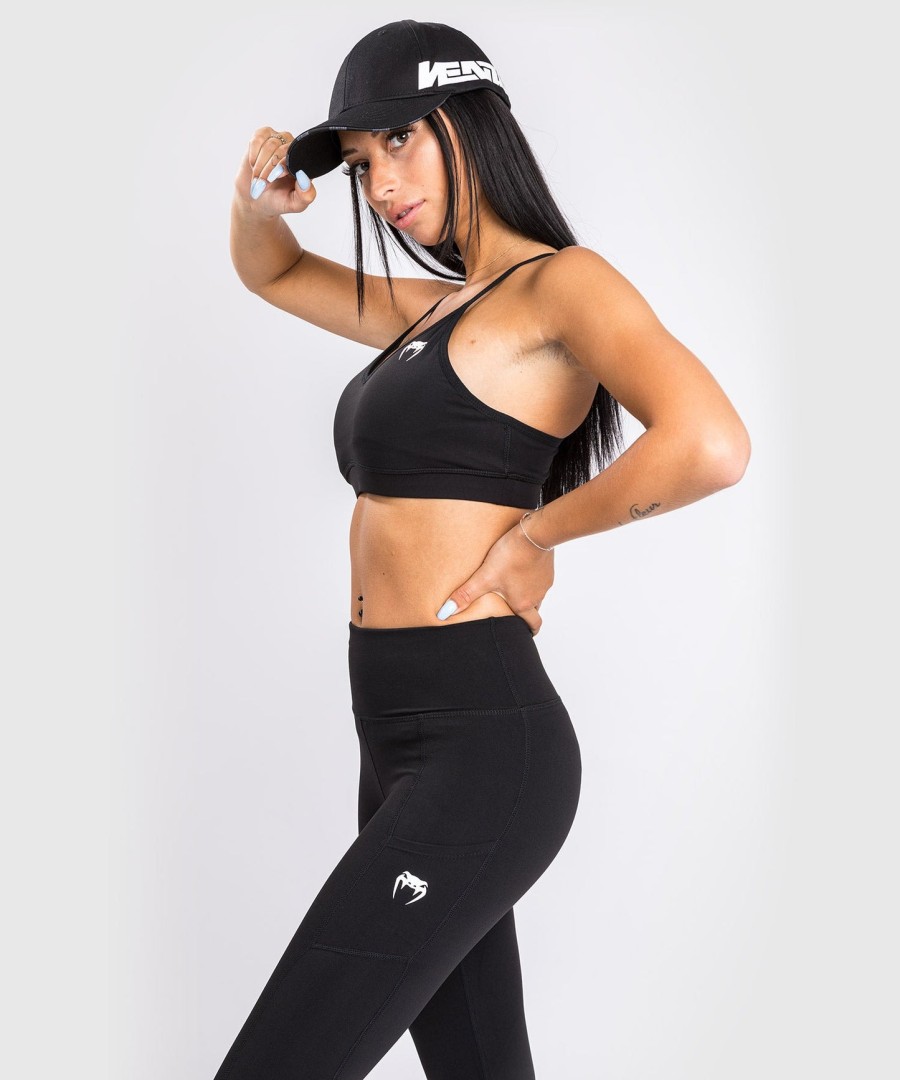 sutiã esportivo venum essential de baixo impacto - preto
