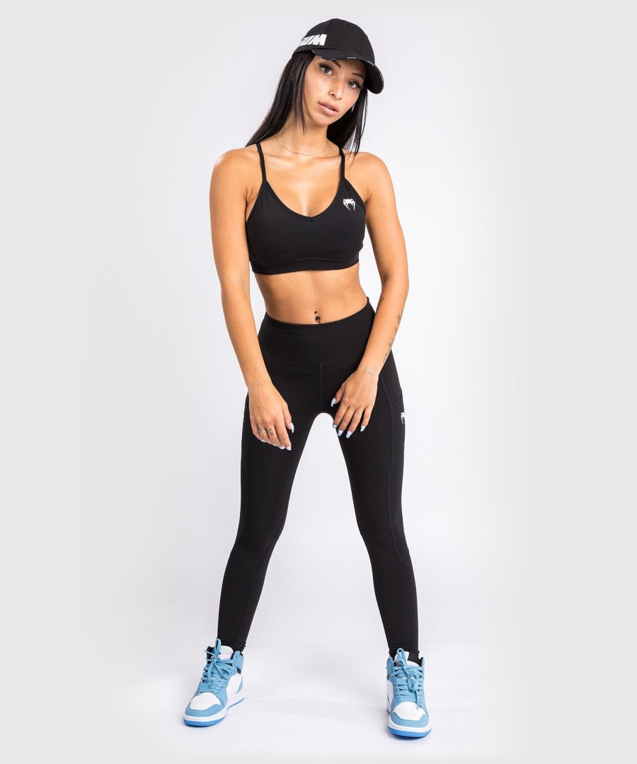 sutiã esportivo venum essential de baixo impacto - preto