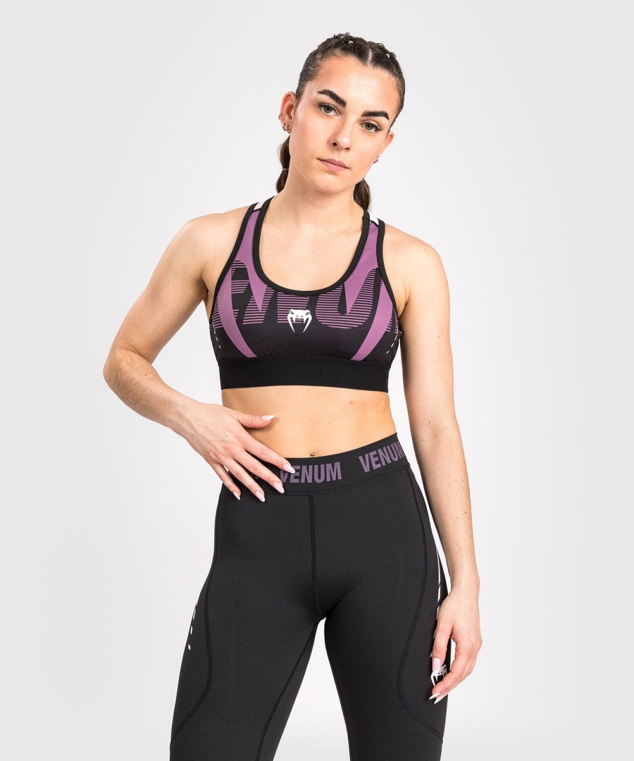 sutiã esportivo feminino venum adrenaline - roxo