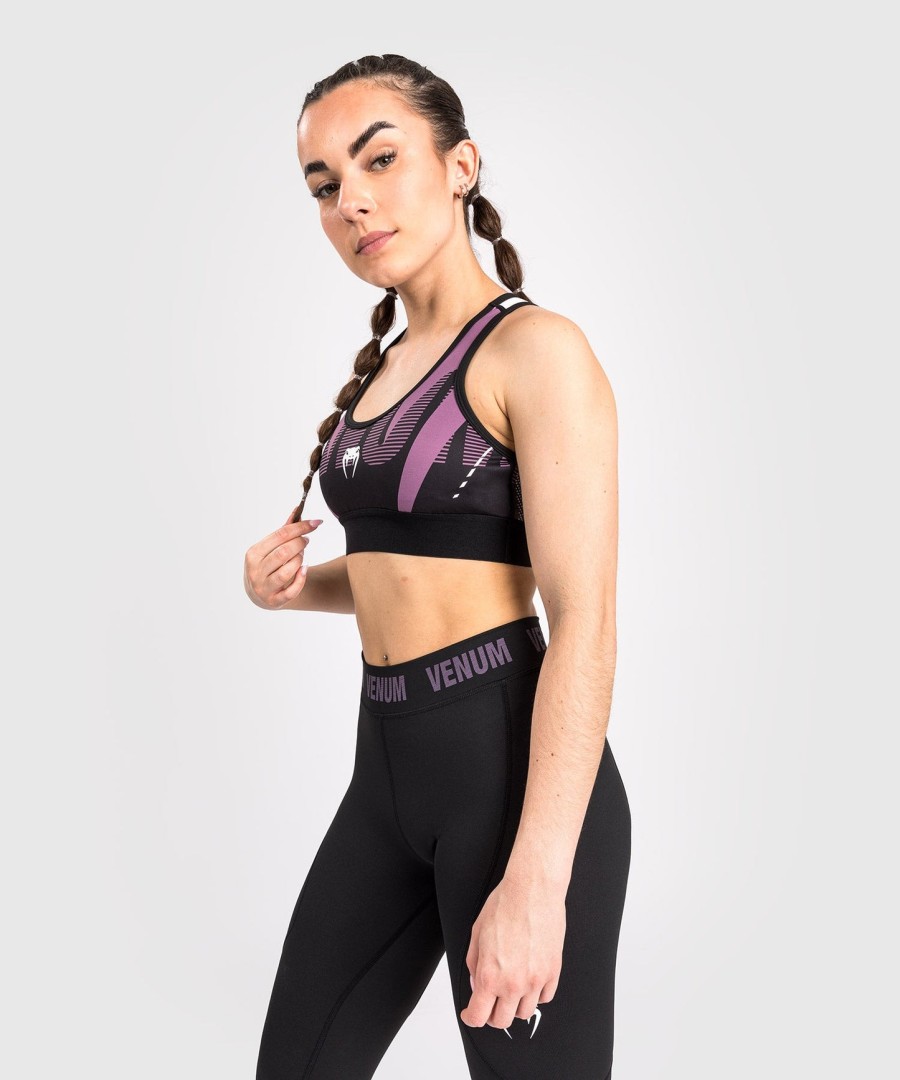 sutiã esportivo feminino venum adrenaline - roxo