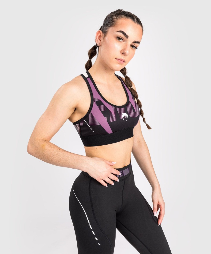 sutiã esportivo feminino venum adrenaline - roxo