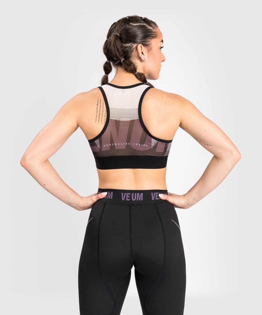 sutiã esportivo feminino venum adrenaline - roxo