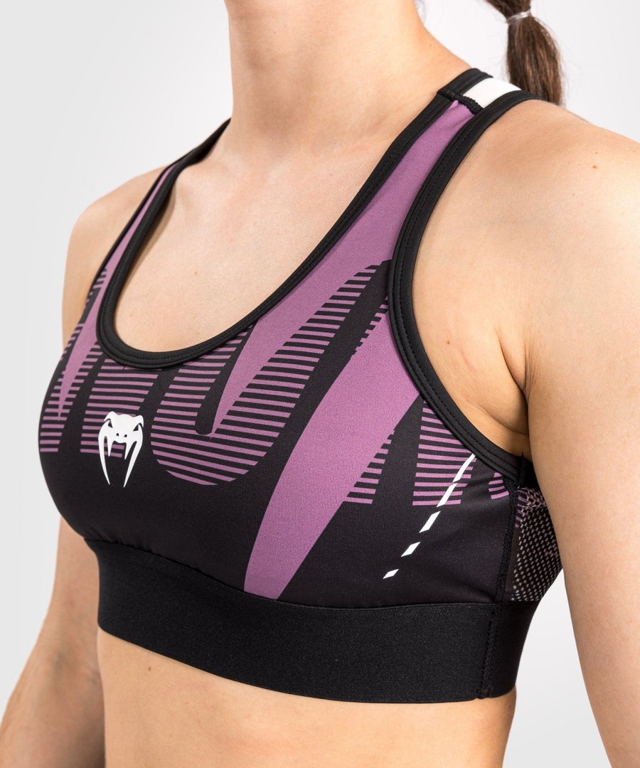 sutiã esportivo feminino venum adrenaline - roxo