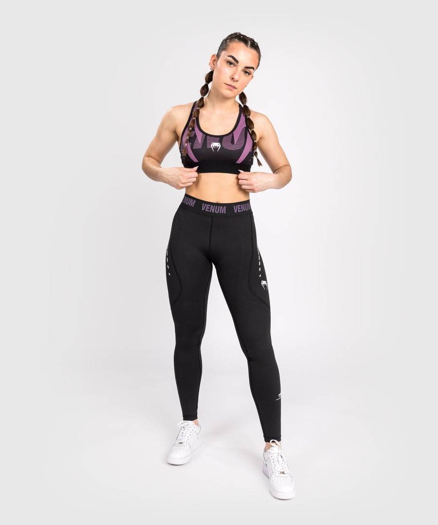 sutiã esportivo feminino venum adrenaline - roxo