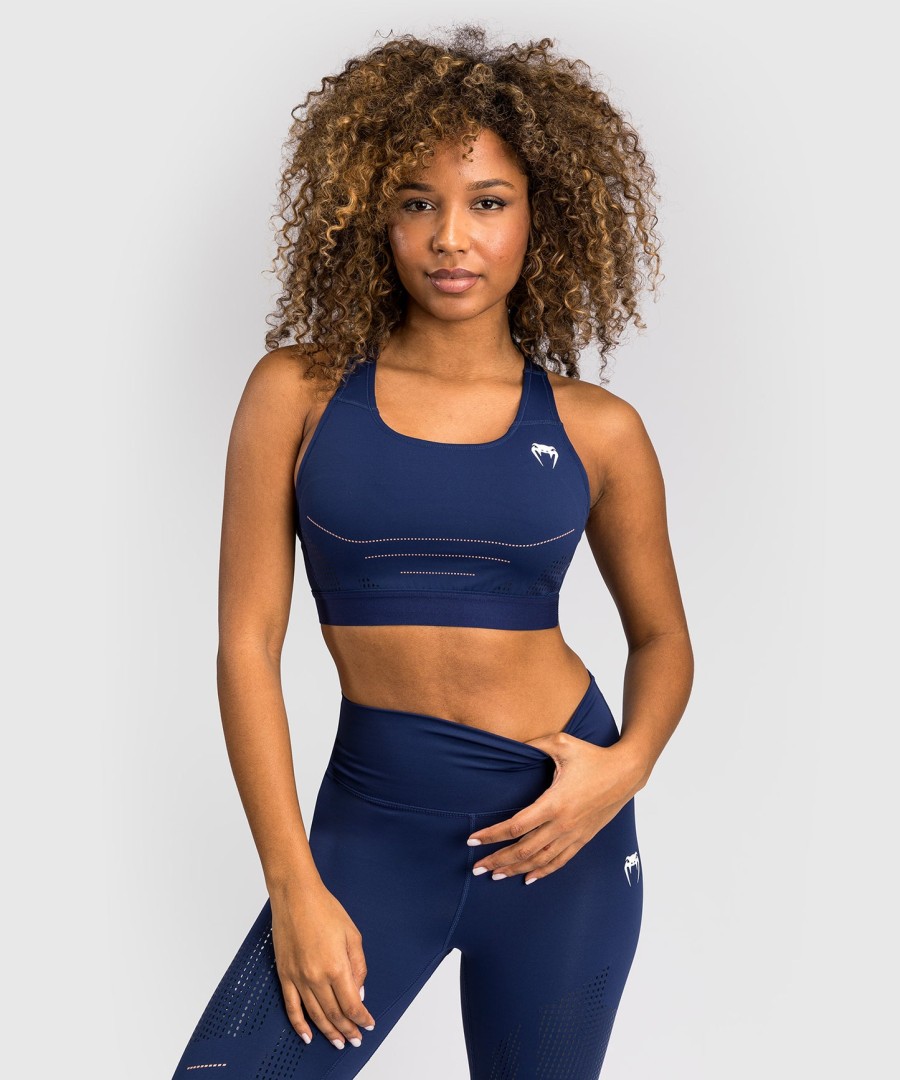 sutiã esportivo feminino venum technical 3.0 - azul noite