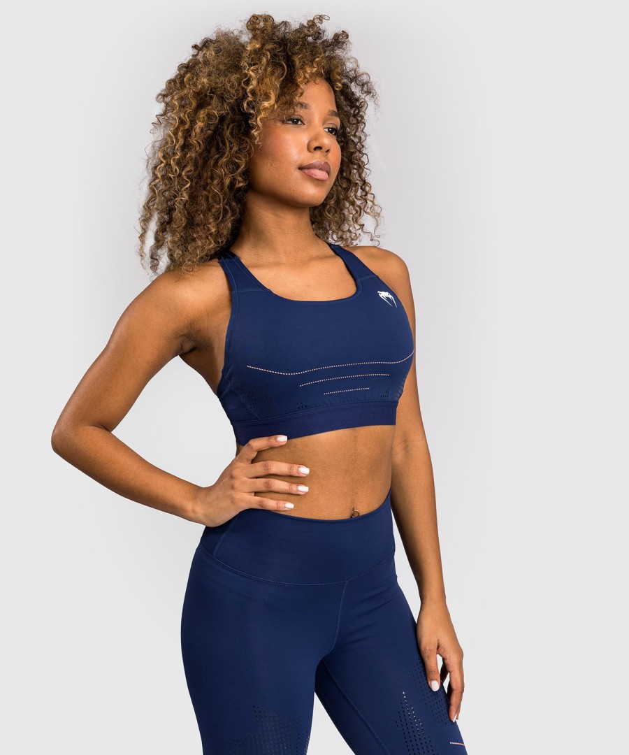 sutiã esportivo feminino venum technical 3.0 - azul noite