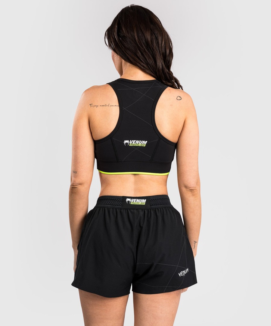 top esportivo venum training camp 4.0 - pretoverde neon