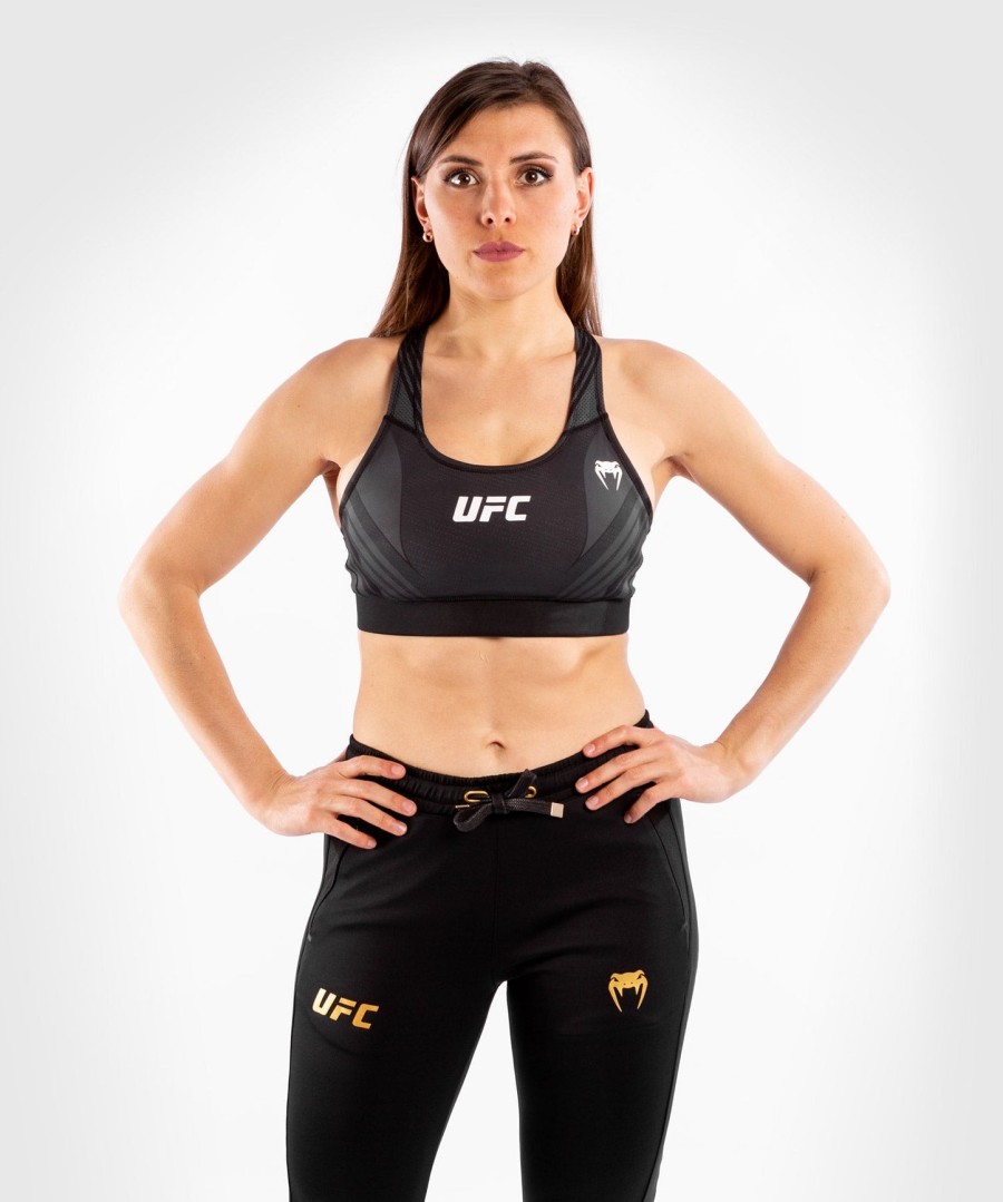 sutiã esportivo feminino ufc venum authentic fight night - preto