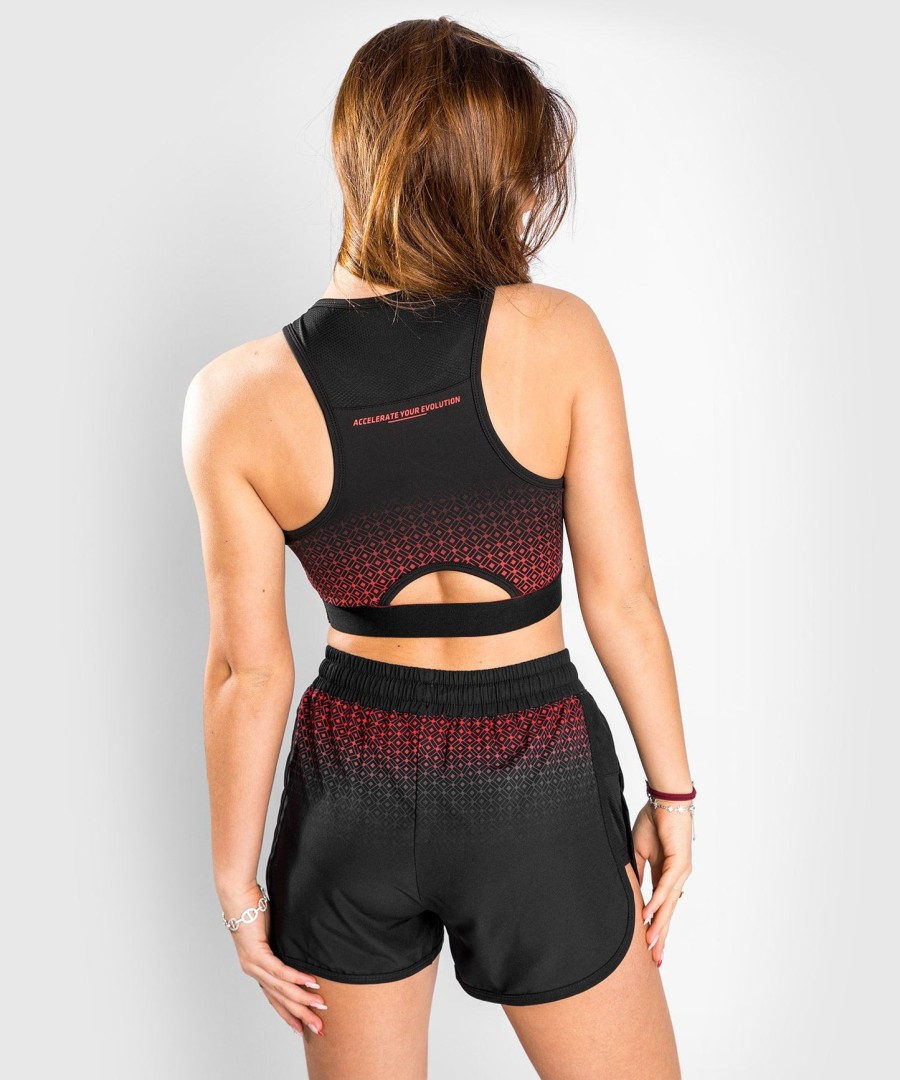 sutiã esportivo ufc venum performance institute - pretovermelho