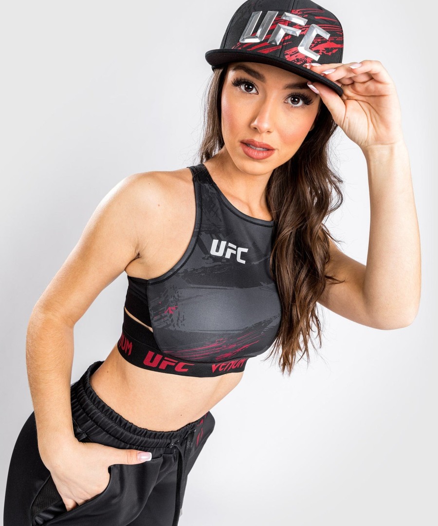 sutiã de pesagem ufc venum authentic fight week feminino 2.0 - pretovermelho