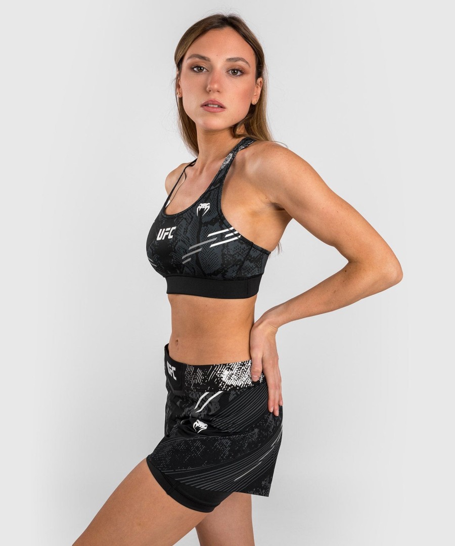 sutiã esportivo feminino ufc adrenaline by venum authentic fight night - preto