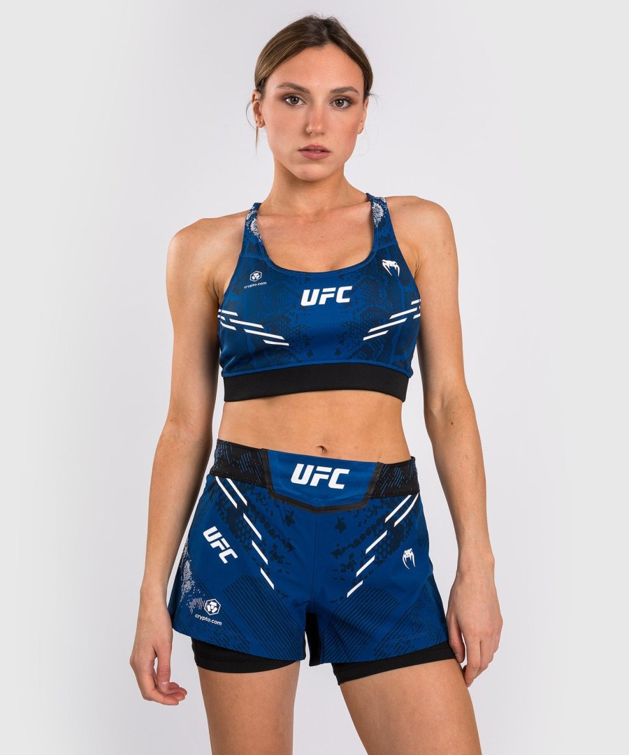 sutiã esportivo feminino ufc adrenaline by venum authentic fight night - azul