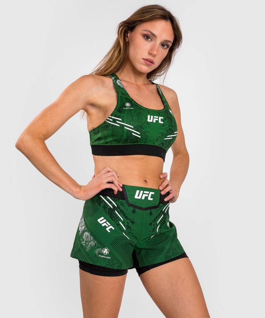 sutiã esportivo feminino ufc adrenaline by venum authentic fight night - verde