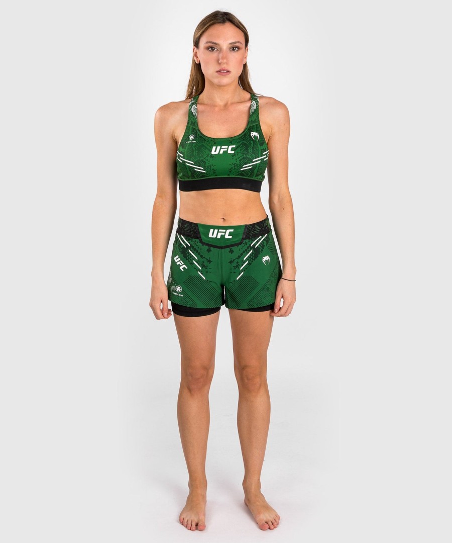 sutiã esportivo feminino ufc adrenaline by venum authentic fight night - verde
