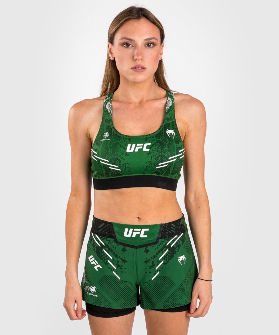 sutiã esportivo feminino ufc adrenaline by venum authentic fight night - verde