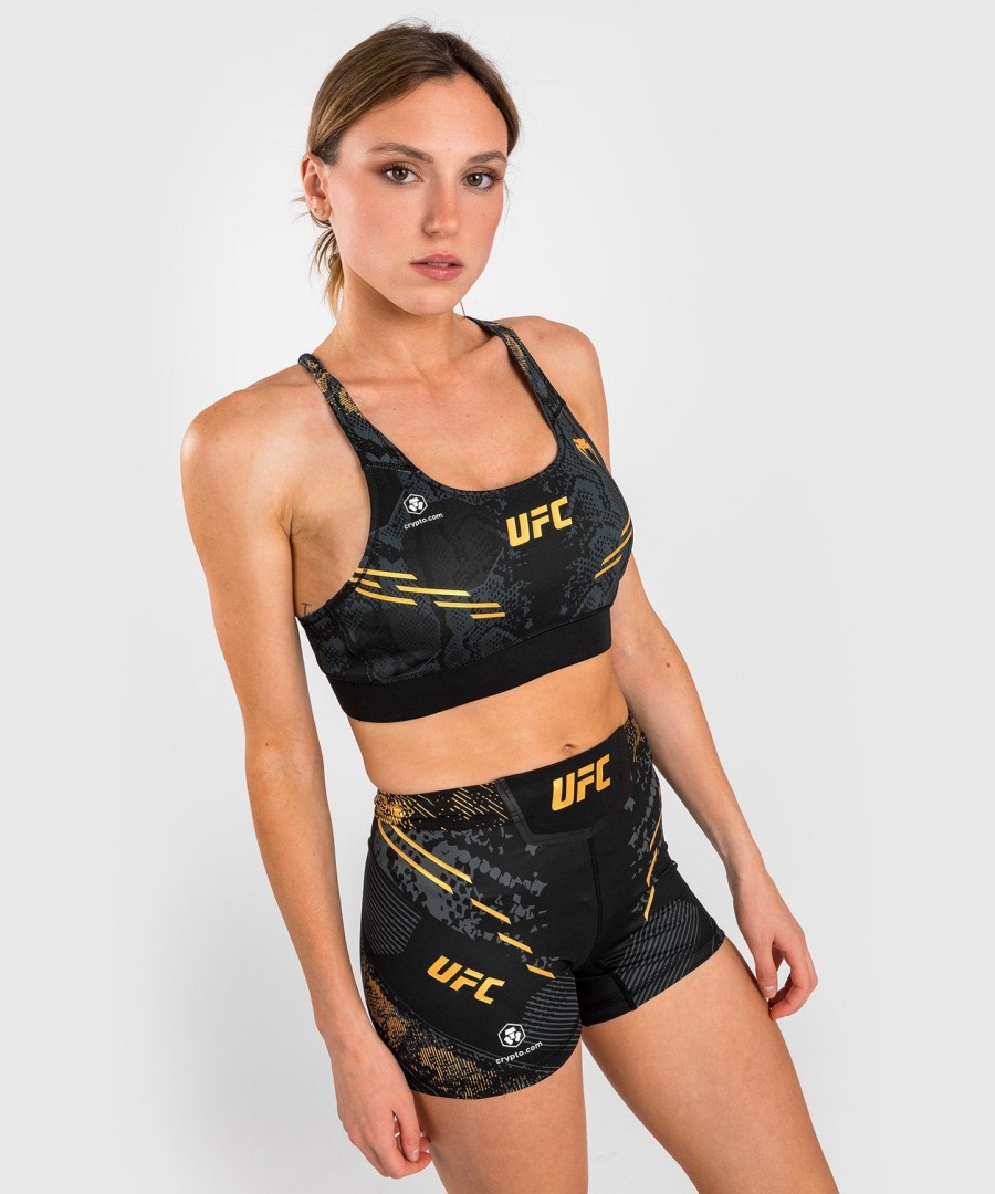 sutiã esportivo feminino ufc adrenaline by venum authentic fight night - champion