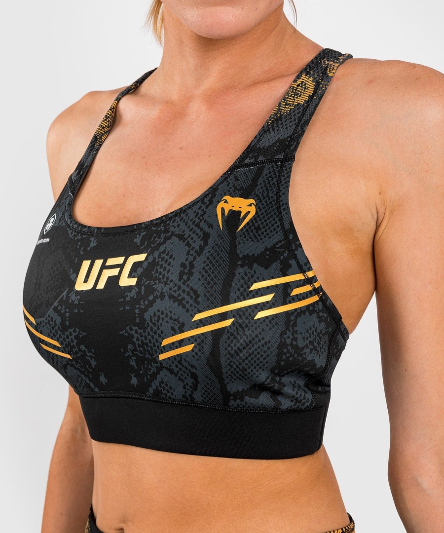 sutiã esportivo feminino ufc adrenaline by venum authentic fight night - champion