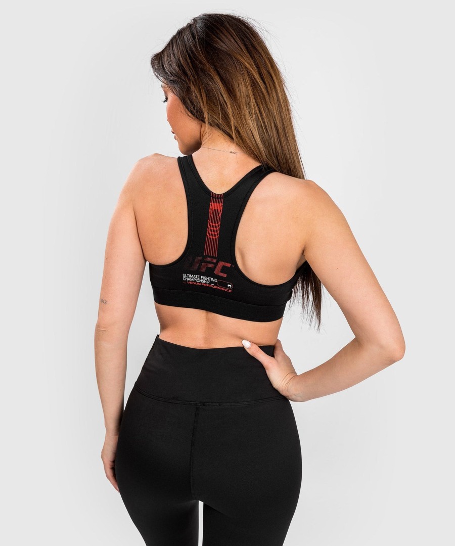sutiã esportivo feminino ufc adrenaline by venum fight week - preto