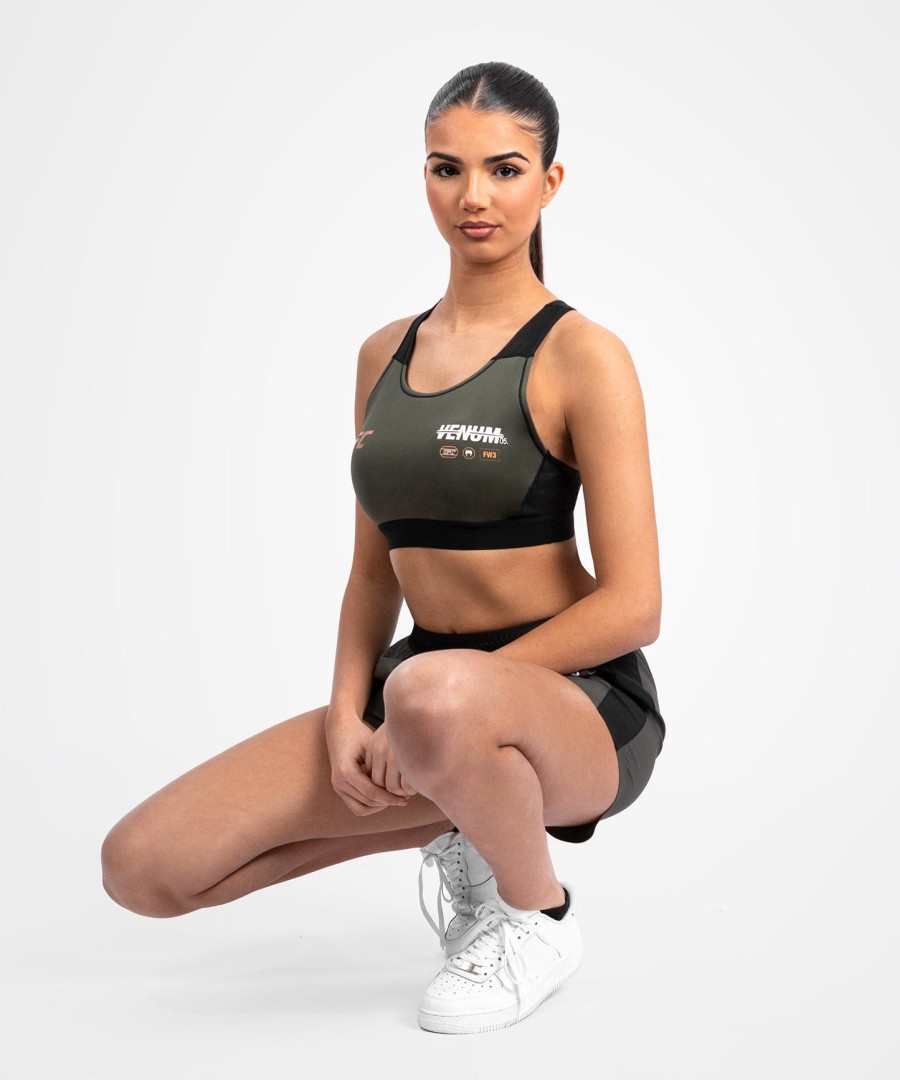 top esportivo feminino ufc adrenaline by venum fight week - cáquibronze