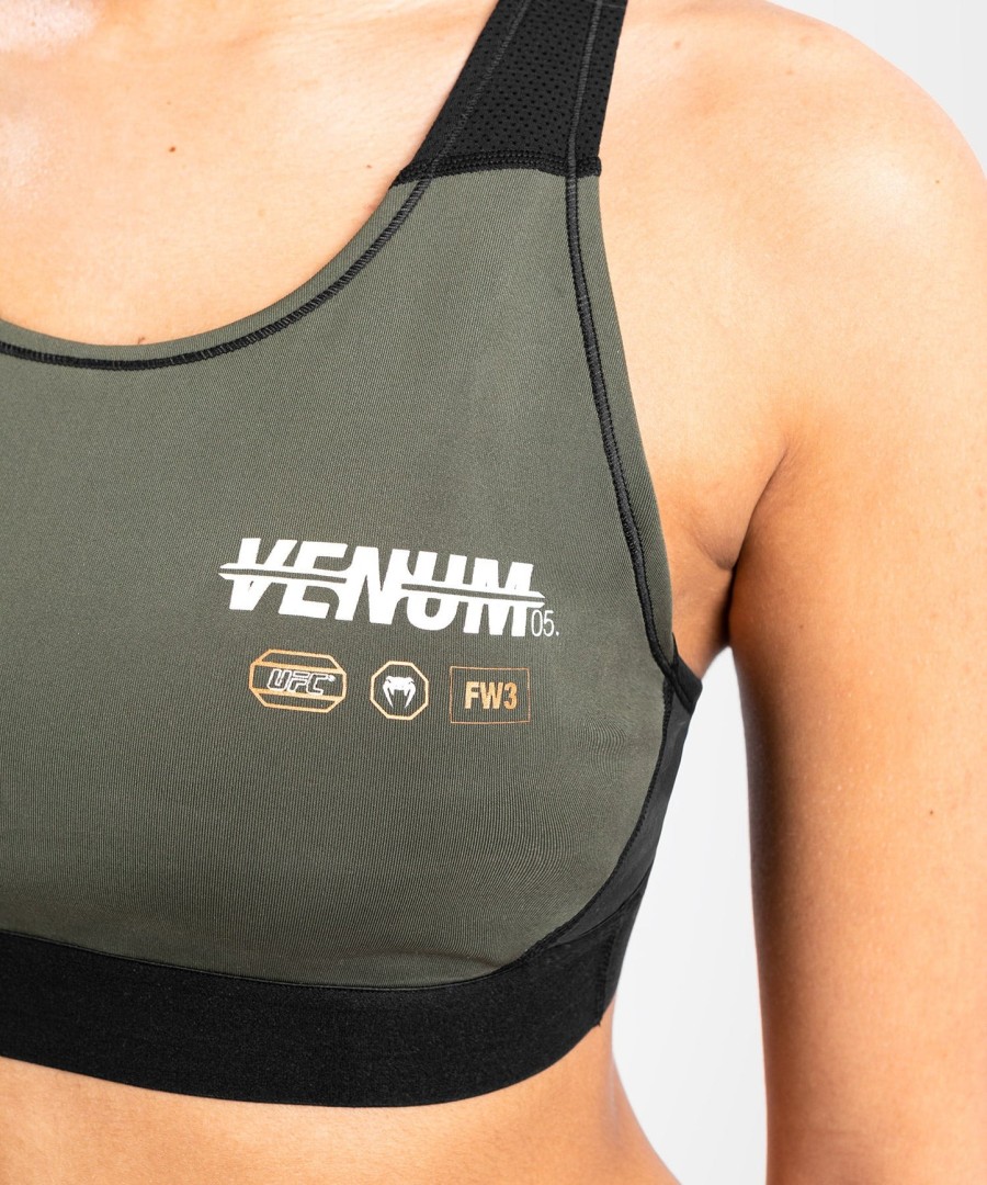 top esportivo feminino ufc adrenaline by venum fight week - cáquibronze