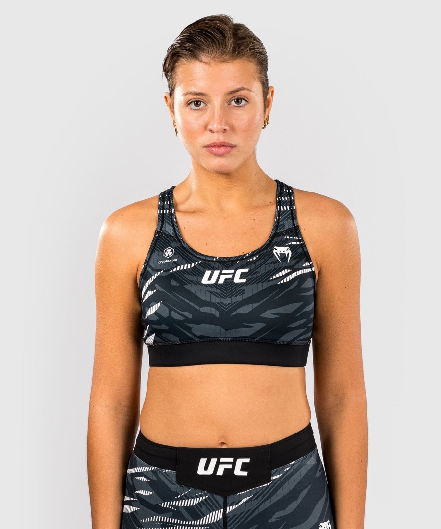 sutiã esportivo feminino ufc fusion by venum authentic fight night - preto