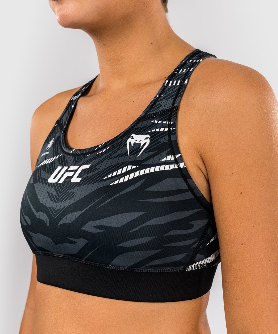 sutiã esportivo feminino ufc fusion by venum authentic fight night - preto