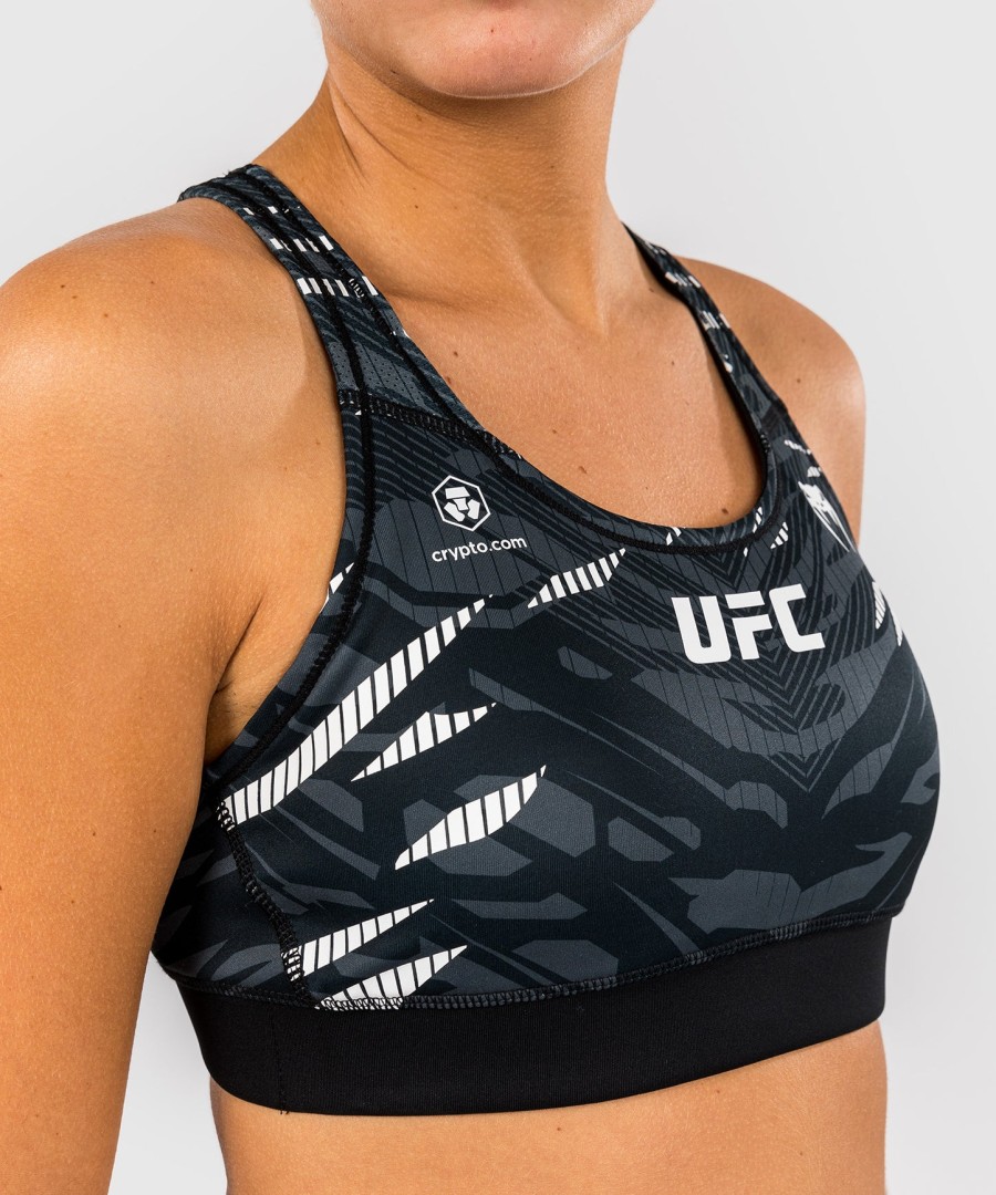 sutiã esportivo feminino ufc fusion by venum authentic fight night - preto