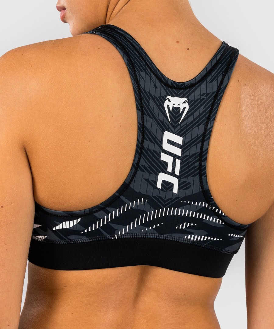 sutiã esportivo feminino ufc fusion by venum authentic fight night - preto