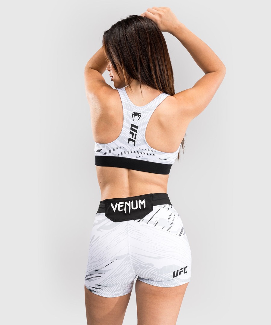 sutiã esportivo feminino ufc fusion by venum authentic fight night - branco