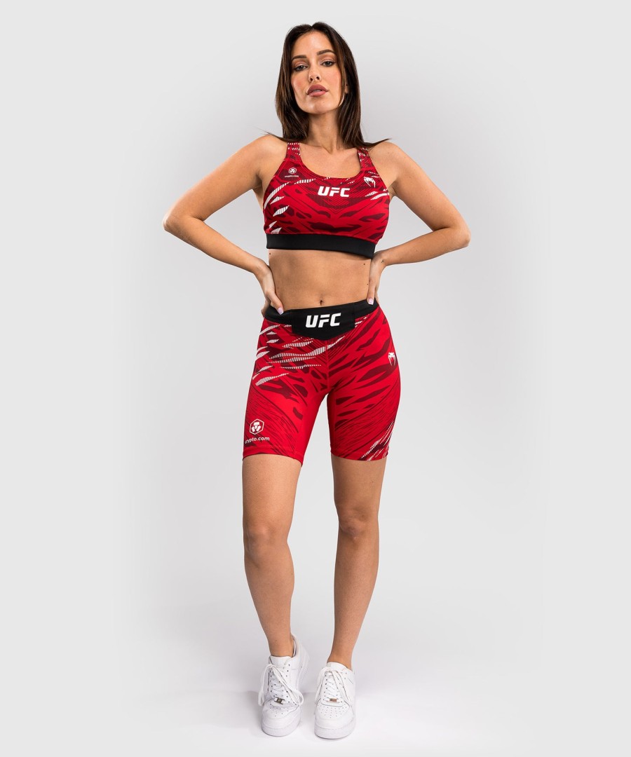 sutiã esportivo feminino ufc fusion by venum authentic fight night - vermelho