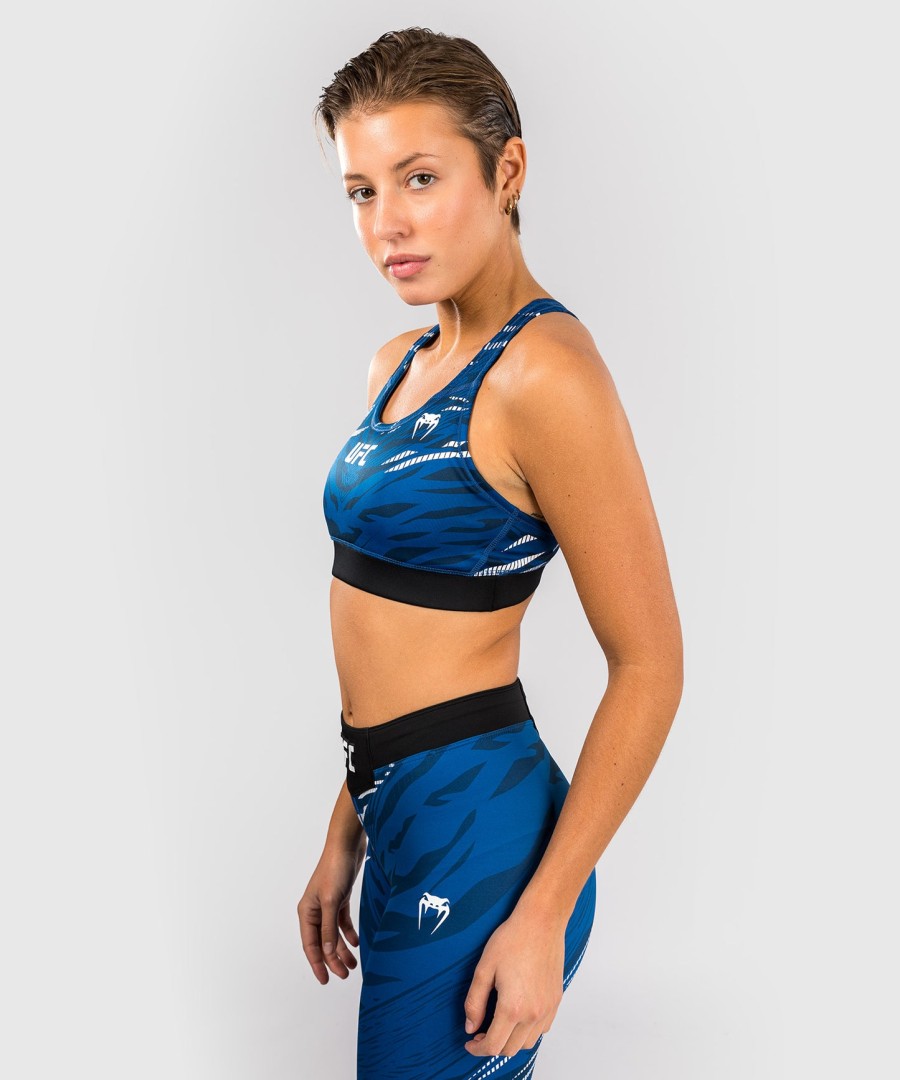 sutiã esportivo feminino ufc fusion by venum authentic fight night - azul