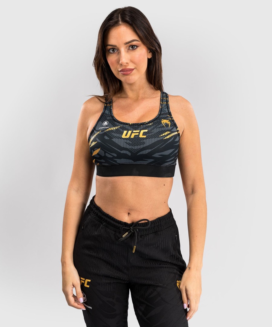sutiã esportivo feminino ufc fusion by venum authentic fight night - champion