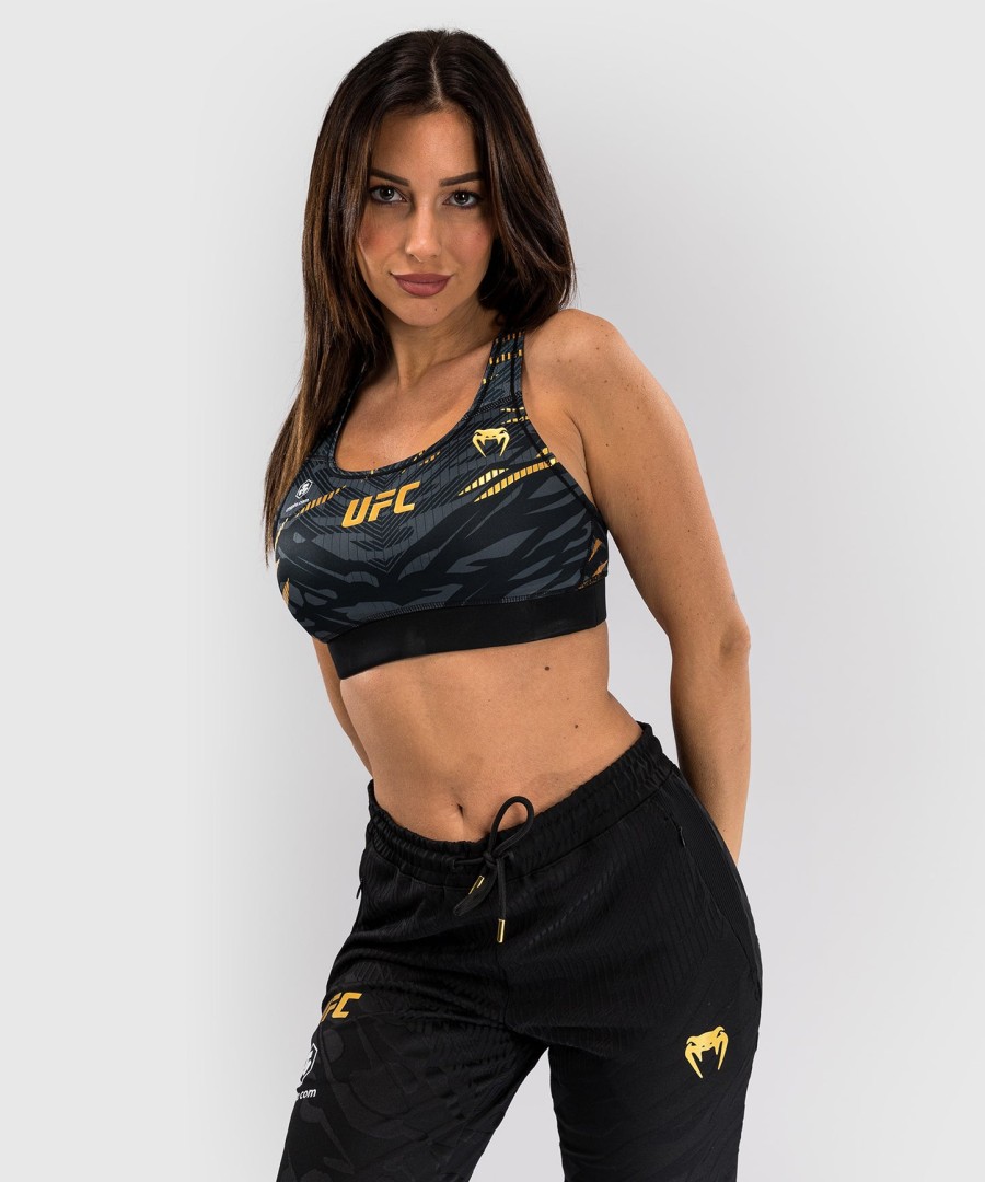 sutiã esportivo feminino ufc fusion by venum authentic fight night - champion