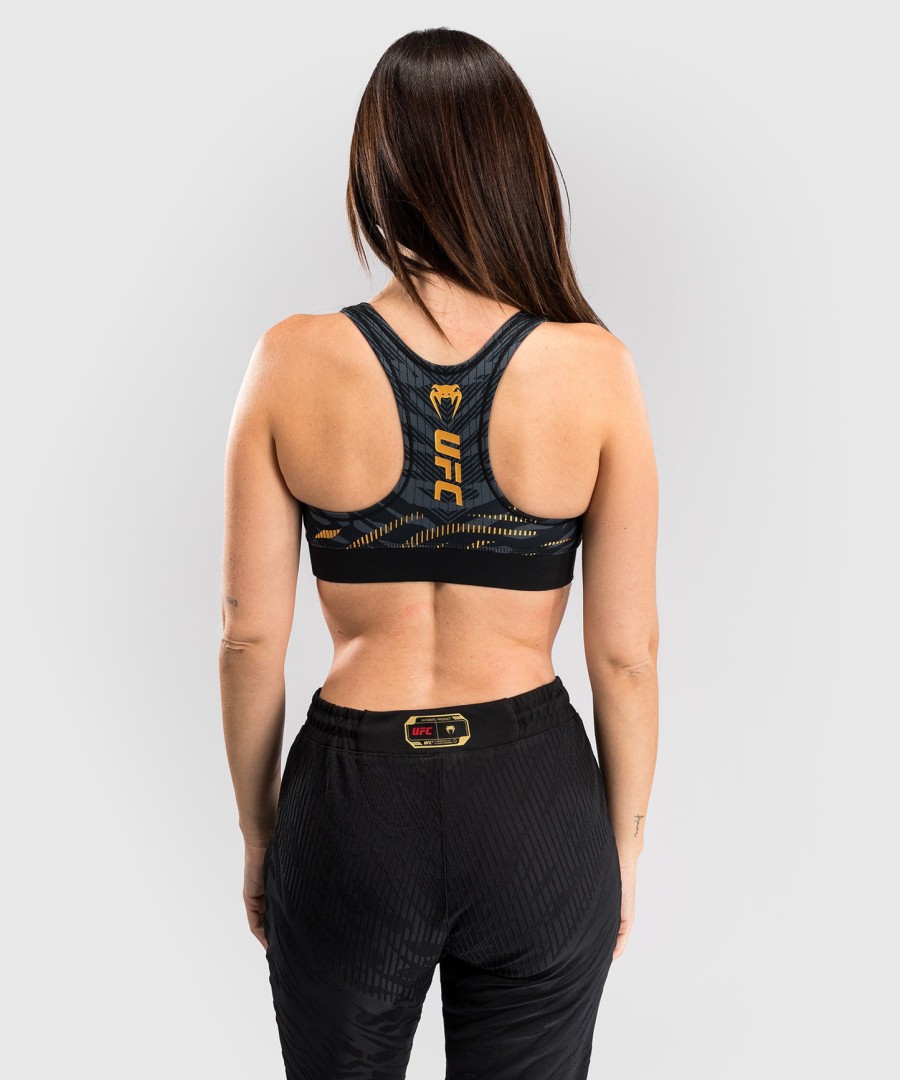 sutiã esportivo feminino ufc fusion by venum authentic fight night - champion