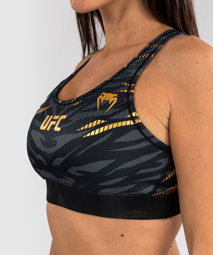 sutiã esportivo feminino ufc fusion by venum authentic fight night - champion