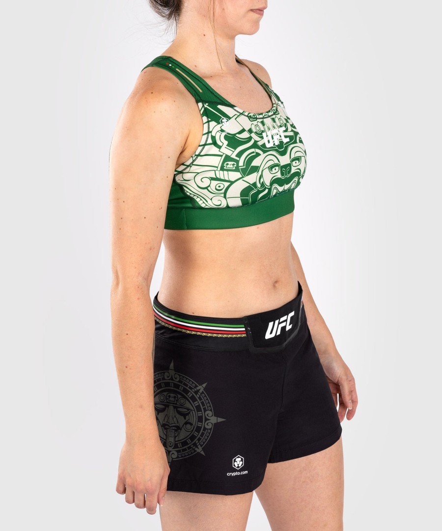sutiã esportivo feminino noche ufc by venum authentic fight night - verde
