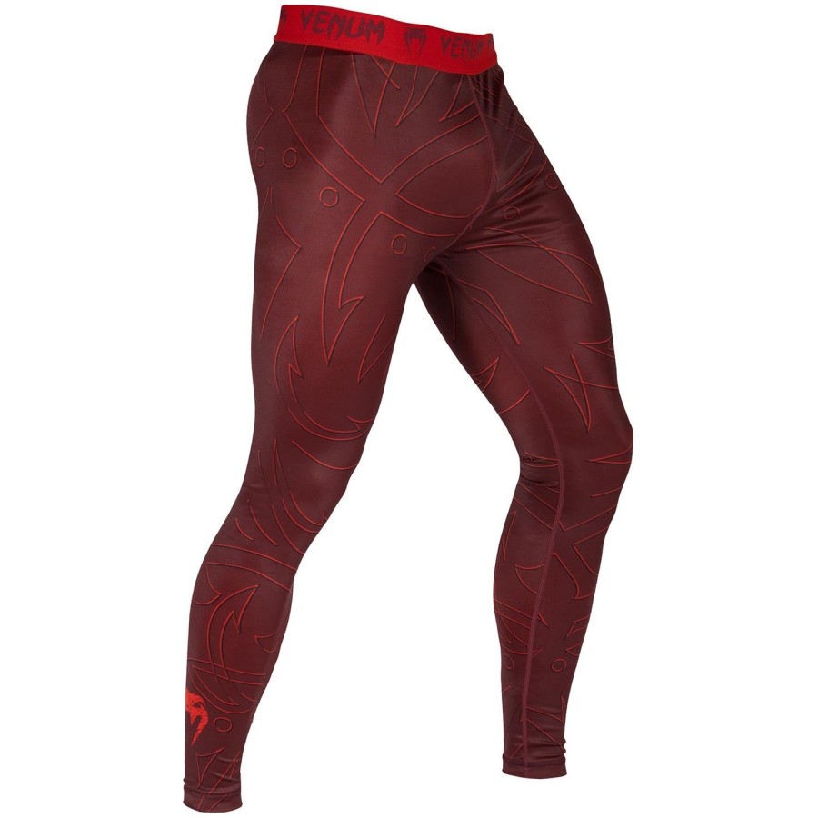 calça de compressão venum nightcrawler - vermelha