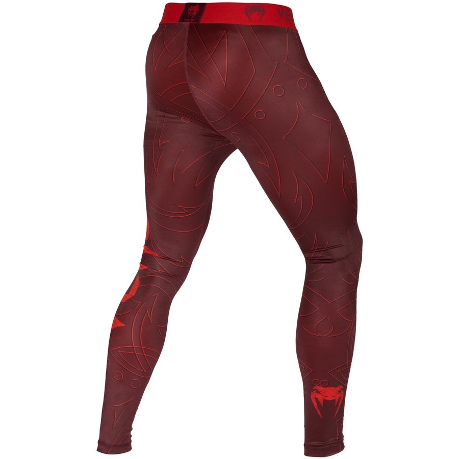 calça de compressão venum nightcrawler - vermelha