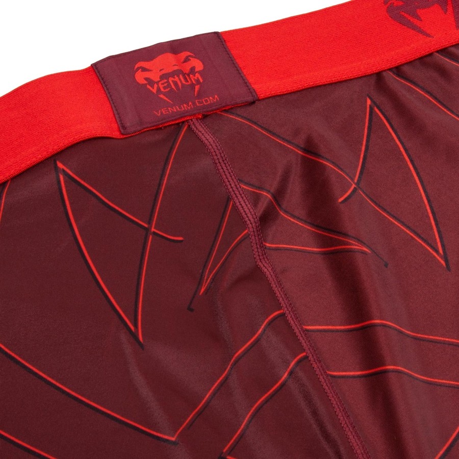 calça de compressão venum nightcrawler - vermelha