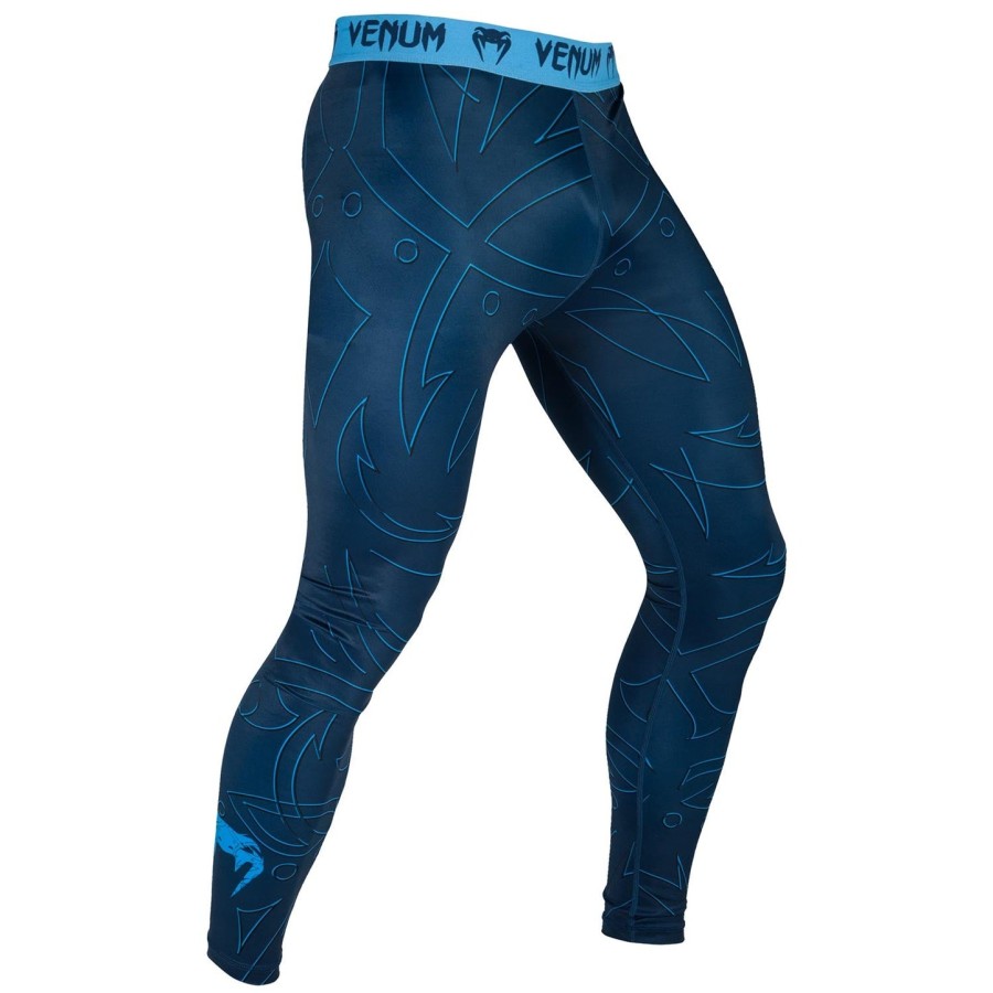calça de compressão venum nightcrawler - azul marinho